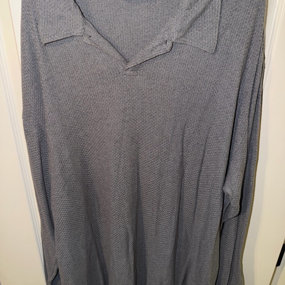 Greg Norman Collection V-Neck Sweater in Gray